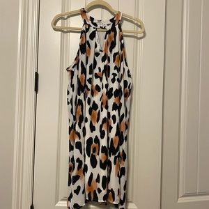 Animal print dress